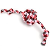 Lanové preťahovadlo s loptou 32 cm červené